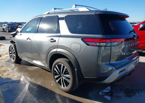 2025 Nissan Pathfinder Platinum Fwd from USA, damaged, VIN 5N1DR3DG2SC222004